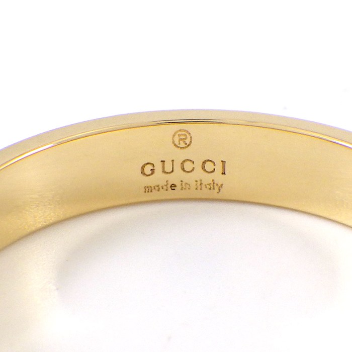 グッチ GUCCI リング アイコン 660070 J8500 8000 インターロッキングG GGロゴ K18YG 22号 / #23 【中古】