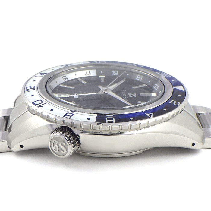 グランドセイコー Grand Seiko 腕時計 スポーツコレクション メカニカルハイビート SBGJ237/9S86-00K0 ミッドナイトブルー文字盤 デイト 回転ベゼル GMT 夜光針/インデックス SS 自動巻き 【箱・保付き】 【中古】