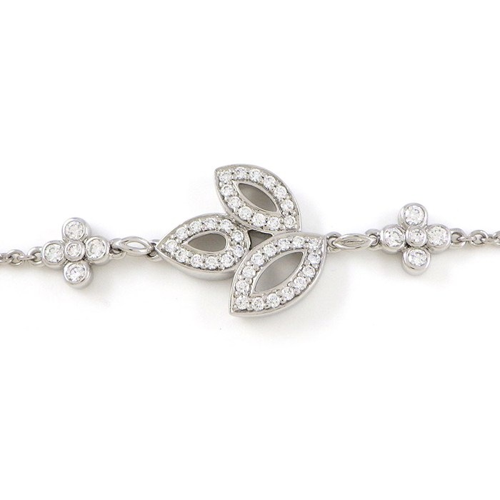 ハリーウィンストン HARRY WINSTON ブレスレット リリークラスター ミニ BRDPSM1MLC 47ポイント ダイヤモンド 計0.31ct PT950 【中古】