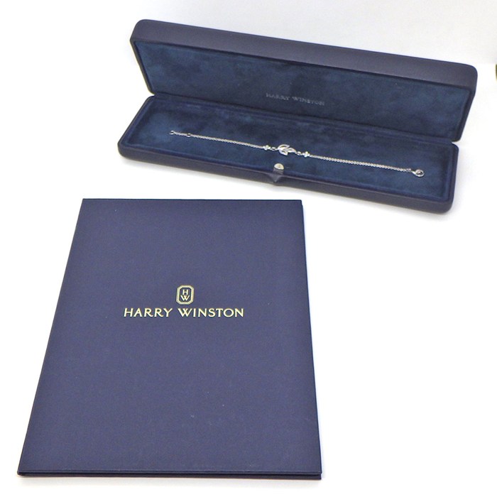ハリーウィンストン HARRY WINSTON ブレスレット リリークラスター ミニ BRDPSM1MLC 47ポイント ダイヤモンド 計0.31ct PT950 【中古】
