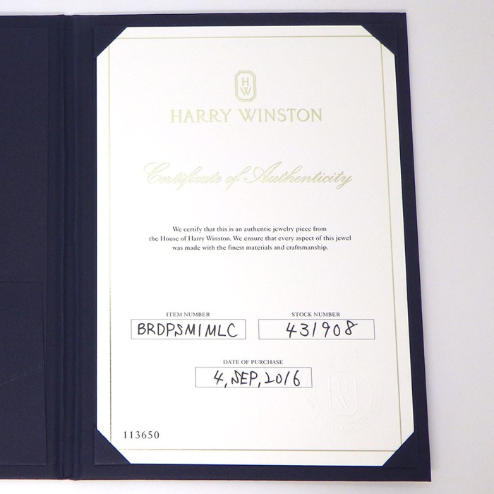 ハリーウィンストン HARRY WINSTON ブレスレット リリークラスター ミニ BRDPSM1MLC 47ポイント ダイヤモンド 計0.31ct PT950 【中古】