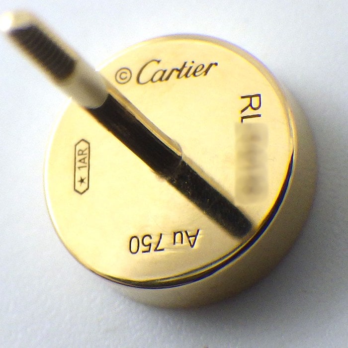 カルティエ Cartier シングルピアス ラブ ビスモチーフ K18YG ※片方のみ 【中古】