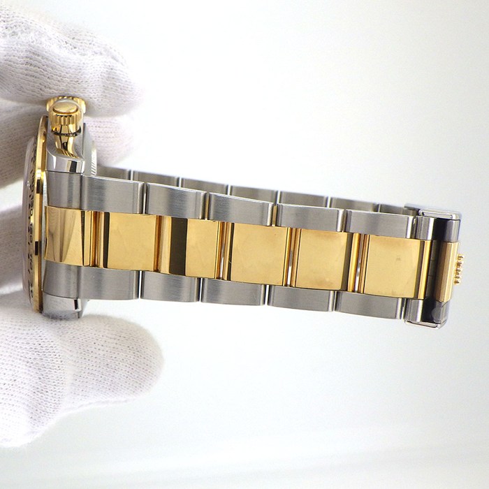 ロレックス Rolex 腕時計 コスモグラフ デイトナ 116503G 8ポイント ダイヤインデックス シャンパンゴールド文字盤 ルーレット刻印 クロノグラフ タキメーター スモールセコンド K18YG SS 自動巻き 【箱・保付き】 【中古】