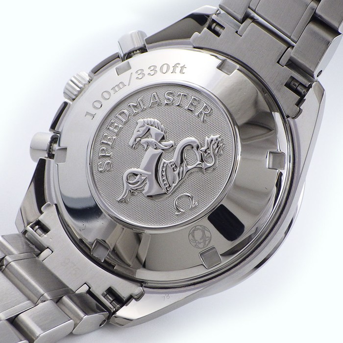 オメガ OMEGA 腕時計 スピードマスター 3212.80.00 ブルー文字盤 デイト クロノグラフ タキメーター スモールセコンド 夜光針 SS 自動巻き 【中古】