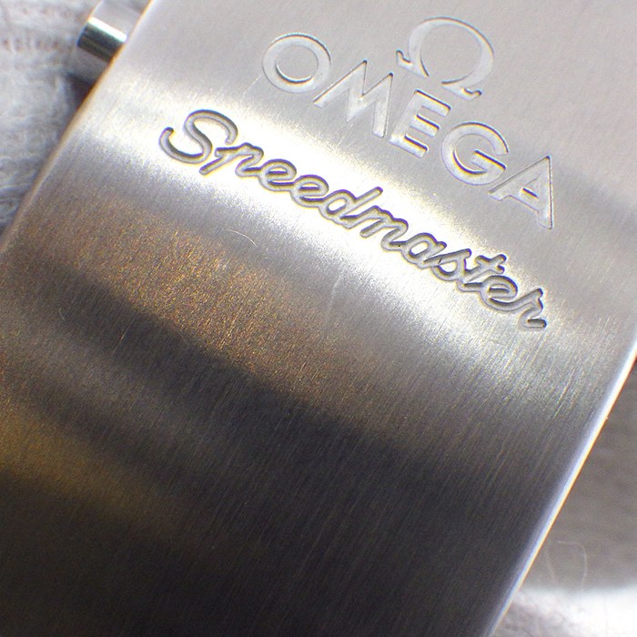 オメガ OMEGA 腕時計 スピードマスター 3212.80.00 ブルー文字盤 デイト クロノグラフ タキメーター スモールセコンド 夜光針 SS 自動巻き 【中古】