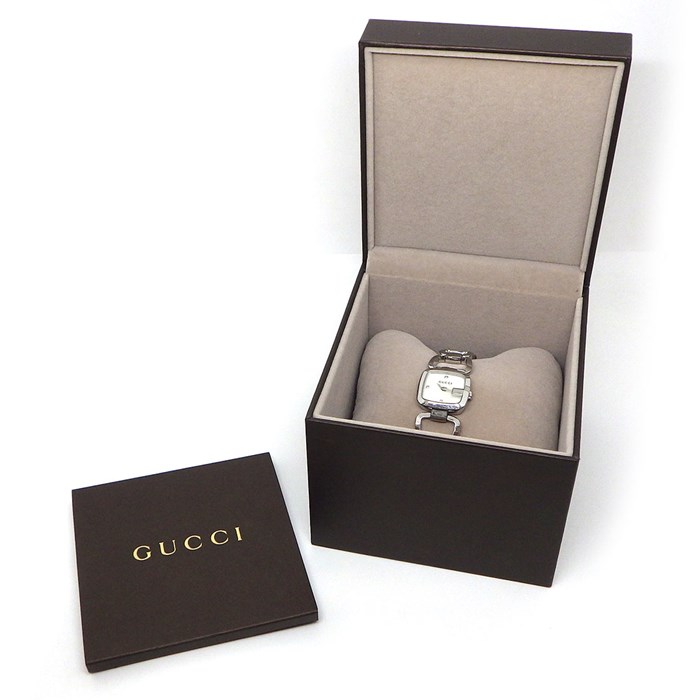グッチ GUCCI 腕時計 Gコレクション 125.5 3ポイント ダイヤ