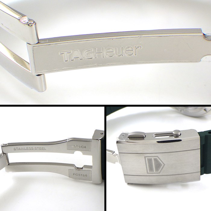 タグ・ホイヤー TAG Heuer 腕時計 カレラ キャリバー ホイヤー CBN2A1N.FT6238 カレンダー クロノグラフ 裏スケ タキメーター 夜光針 夜光インデックス グリーン 文字盤 SS セラミック ラバー 自動巻き 【箱・保付き】