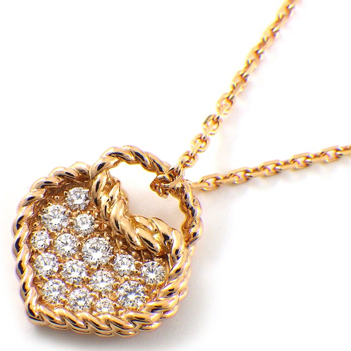 Cartier - (美品)カルティエ CARTIER ディアマンレジェ ハート ダイヤ ネックレス K18 PG × ダイヤモンド 保証書 B7059400 9014の通販 by 藤野質店 ラクマ店｜カルティエならラクマ カルティエ ディアマンレジェ ドゥ ネックレス ハート 750 K18 PG