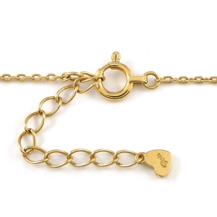スタージュエリー STAR JEWELRY ネックレス ミステリアス ハート ダイヤモンド 計0.1ct K18YG 【中古】