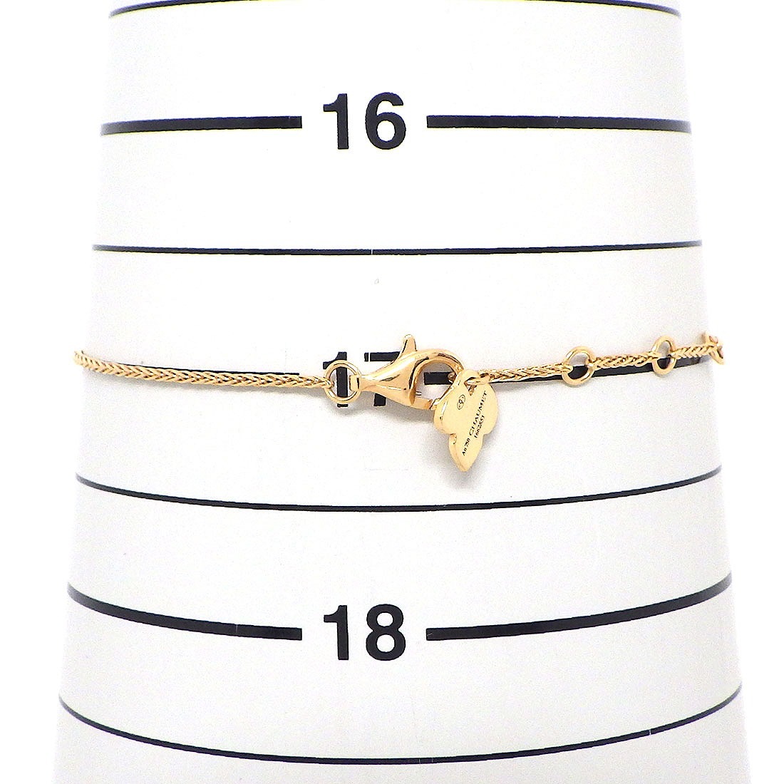 ショーメ Chaumet ブレスレット オルタンシア フラワーモチーフ ピンクサファイア パヴェ ダイヤモンド K18PG 【中古】