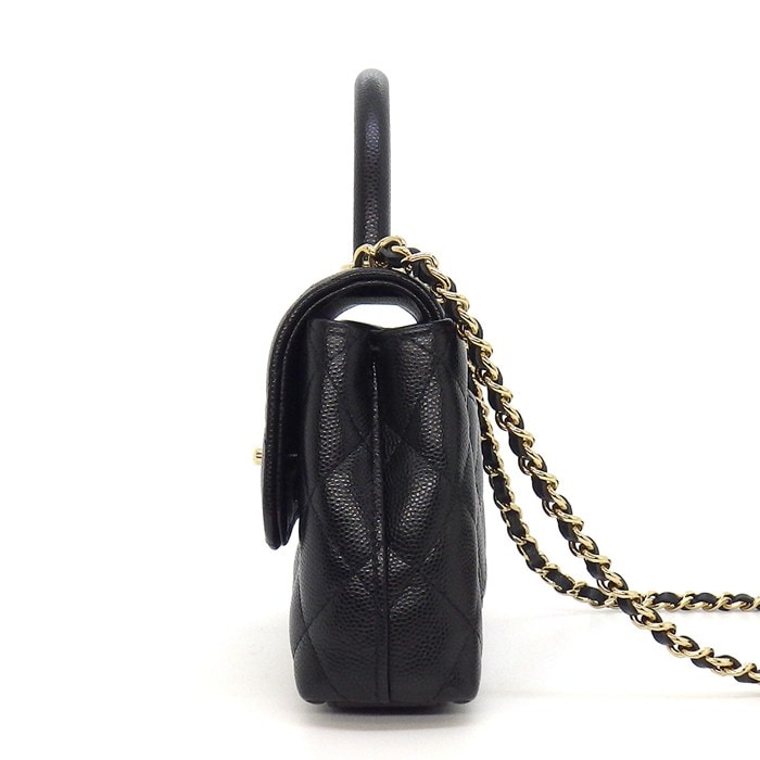 シャネル CHANEL ショルダーバッグ マトラッセ ココハンドル