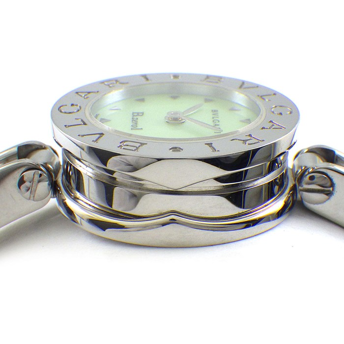 ブルガリ BVLGARI 腕時計 B-zero1 ビーゼロワン BZ22S グリーンシェル文字盤 SS クオーツアナログ 【中古】