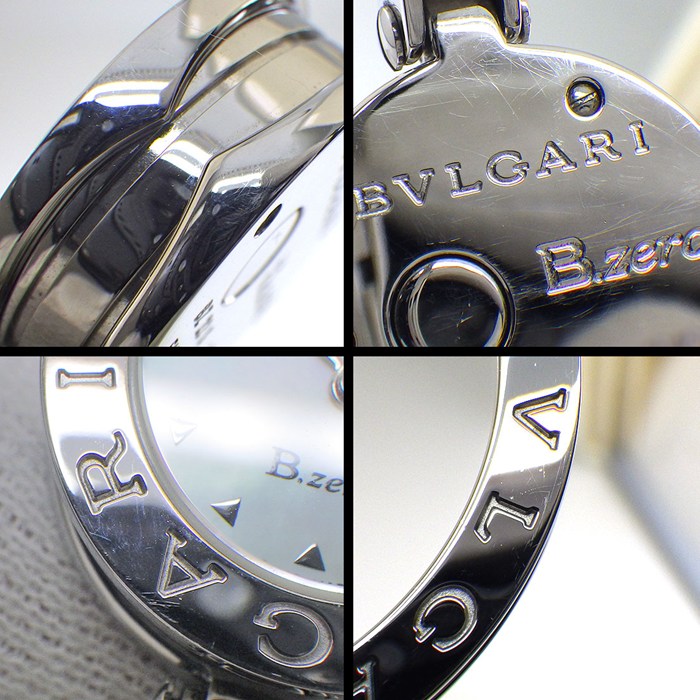 ブルガリ BVLGARI 腕時計 B-zero1 ビーゼロワン BZ22S グリーンシェル文字盤 SS クオーツアナログ 【中古】