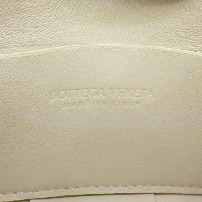 ボッテガ・ヴェネタ BOTTEGA VENETA ショルダーバッグ キャンディ カセット 666688 VMAY1 9776 ポリッジ レザー 【中古】