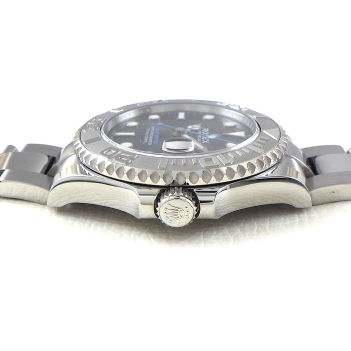 ロレックス Rolex 腕時計 ヨットマスター37 ロレジウム 268622 カレンダー 両方向回転ベゼル スレート サンレイ グレー 文字盤 SS PT 自動巻き 【箱・保付き】 【中古】