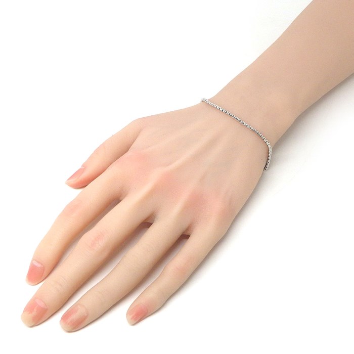 カルティエ Cartier ブレスレット タンク B6022900 ベネチアン リンク K18WG 【箱・保付き】 【中古】