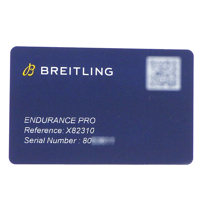ブライトリング Breitling 腕時計 エンデュランス プロ X82310/X82310D31B1S1 ブラック文字盤 黒 カレンダー クロノグラフ スモールセコンド ブライトライト グリーン ラバー クオーツアナログ 【中古】