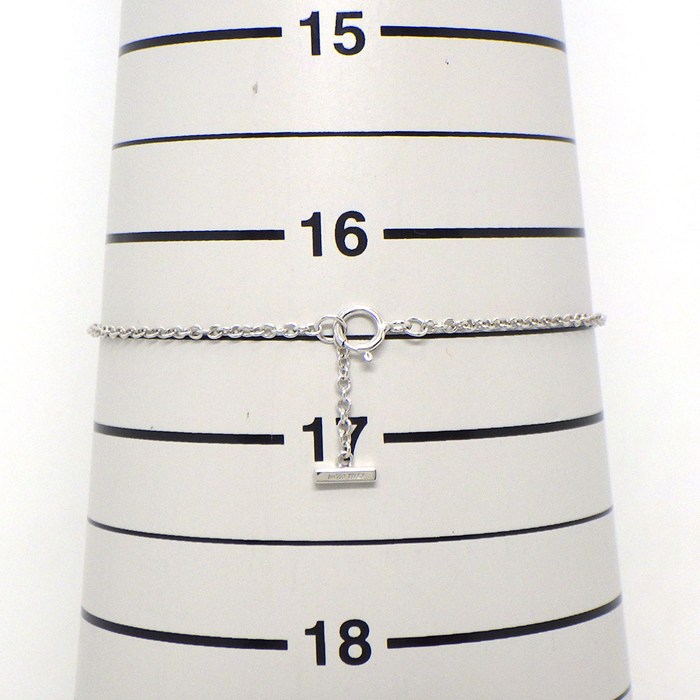 ティファニー Tiffany & Co. ブレスレット Tスマイル ミニ 62994797 ダイヤモンド 計0.04ct K18WG 【中古】