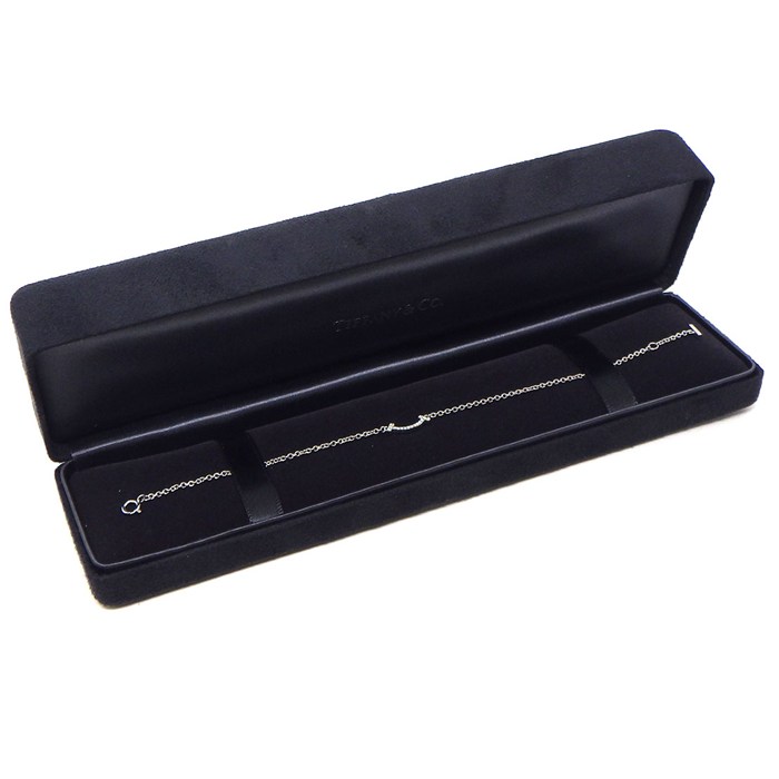 ティファニー Tiffany & Co. ブレスレット Tスマイル ミニ 62994797 ダイヤモンド 計0.04ct K18WG 【中古】