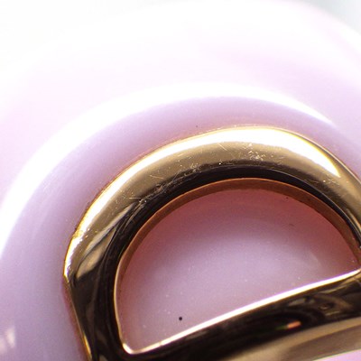 ダミアーニ DAMIANI ネックレス Dアイコン ディーアイコン ダイヤモンド K18PG ピンク セラミック 【中古】