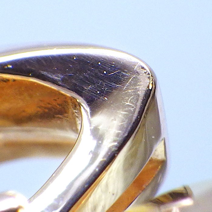 ブルガリ BVLGARI ブレスレット フィオレヴァー 355326 オープン フラワー クローバー 1ポイント ダイヤモンド K18PG / #ML 【中古】