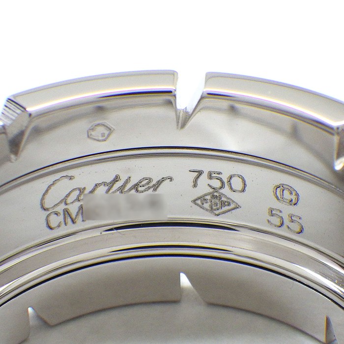 カルティエ Cartier リング タンクフランセーズ K18WG 14.5号 / #55 【中古】