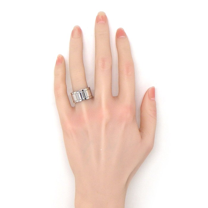 カルティエ Cartier リング タンクフランセーズ K18WG 14.5号 / #55 【中古】