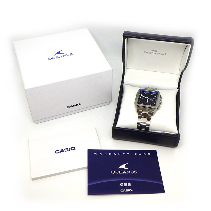 カシオ オシアナス ソーラーOCW-G2000RA-1AJF 箱保付 カシオ