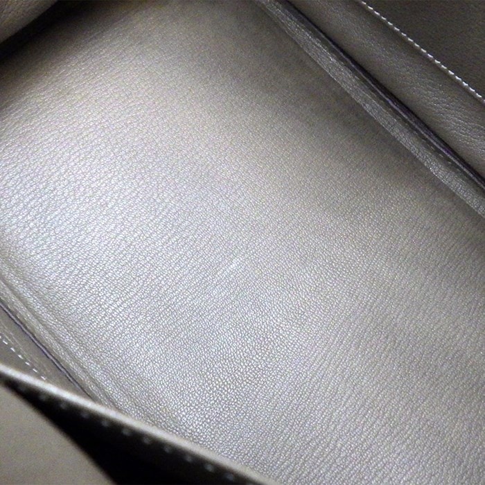 エルメス HERMES ハンドバッグ バーキン 30 トゴ D刻印 2019年 エトゥープ トゴ シルバー金具 【中古】