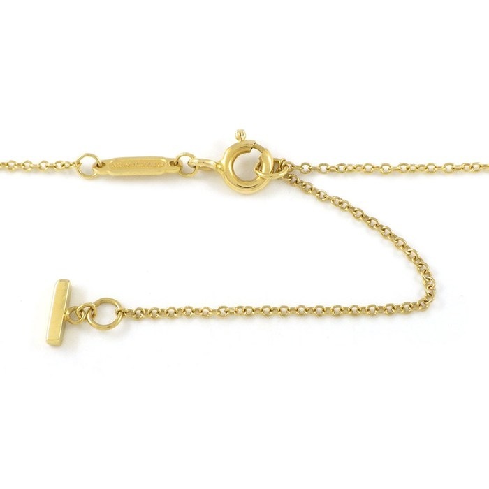 ティファニー Tiffany & Co. ネックレス T スマイル スモール 60011679 K18YG 【中古】
