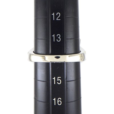 モーブッサン MAUBOUSSIN リング メクラーアトア トライアングルカット レモンクォーツ ブルートパーズ イエローサファイア K18WG 14号 【中古】