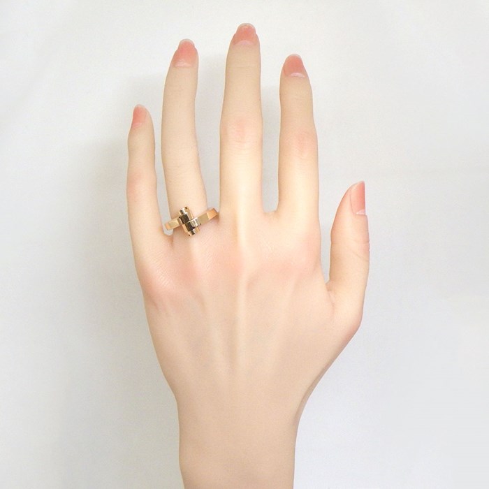 カルティエ Cartier リング メノット 手錠モチーフ ビス K18PG 9.5号  