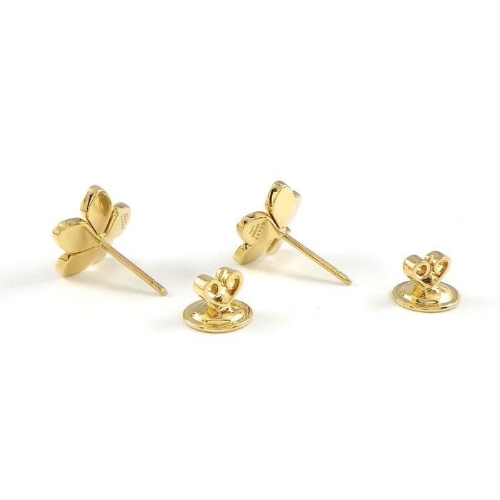 グラフ Graff GRAFF ピアス ワイルドフラワー ミニ RGE1804 2ポイント ダイヤモンド 計0.12ct K18YG 【中古】