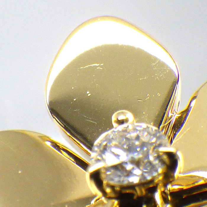 グラフ Graff GRAFF ピアス ワイルドフラワー ミニ RGE1804 2ポイント ダイヤモンド 計0.12ct K18YG 【中古】