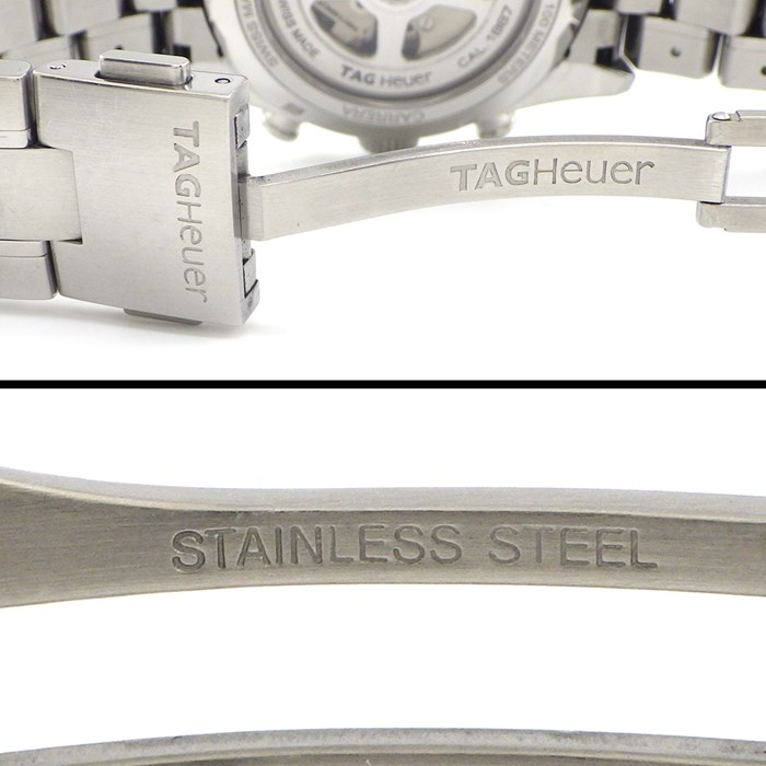 タグ・ホイヤー TAG Heuer 腕時計 カレラ キャリバー1887 CAR2115.BA0724 デイト クロノグラフ スモールセコンド 夜光針・インデックス 裏スケルトン ブルー文字盤 青 SS 自動巻き 【箱・保付き】 【中古】
