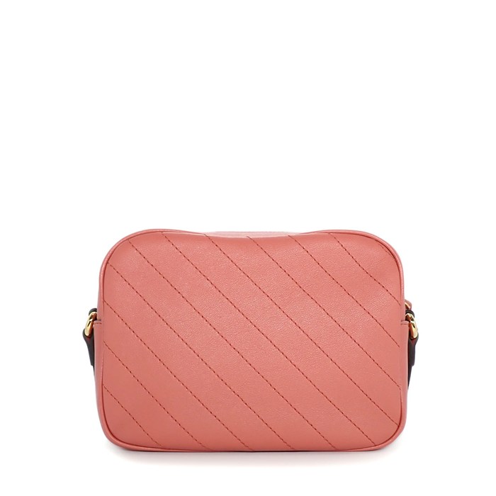 グッチ GUCCI ショルダーバッグ インターロッキングG ブロンディ スモール 742360 1IV0G 6701 ピンク カーフレザー ゴールド金具 【中古】