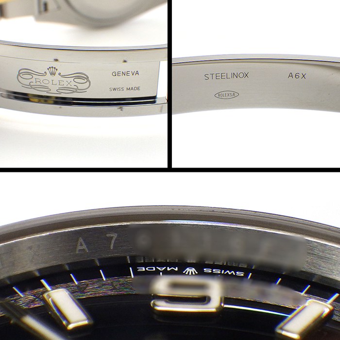 ロレックス Rolex 腕時計 エクスプローラー 36 124273 ルーレット刻印 夜光インデックス 夜光針 ブラック 文字盤 K18YG SS 自動巻き 【箱・保付き】 【中古】