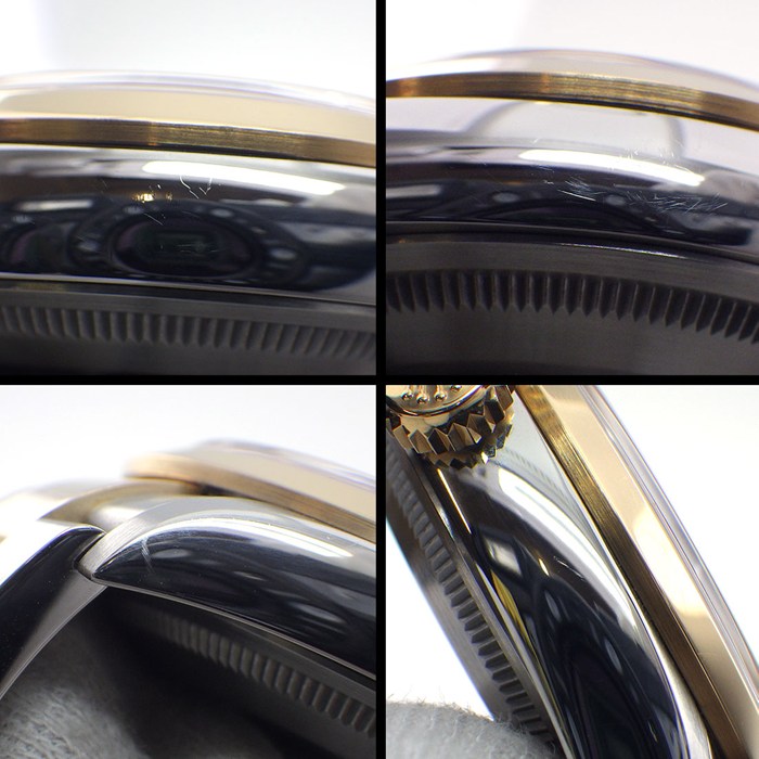 ロレックス Rolex 腕時計 エクスプローラー 36 124273 ルーレット刻印 夜光インデックス 夜光針 ブラック 文字盤 K18YG SS 自動巻き 【箱・保付き】 【中古】