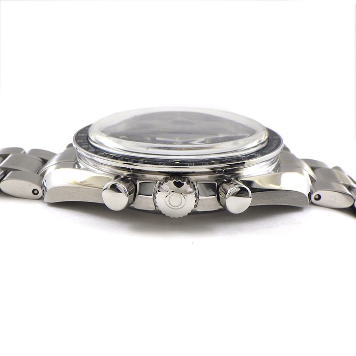オメガ OMEGA 腕時計 スピードマスター 42mm 3572.50 クロノグラフ タキメーター スモールセコンド 裏スケ 夜光インデックス 夜光針 ブラック文字盤 SS 手巻き 【中古】