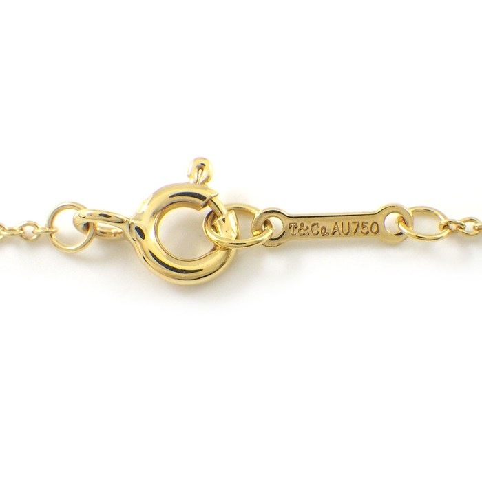 ティファニー Tiffany & Co. ネックレス オリーブ リーフ オーバル カボションカット シトリン K18YG 【中古】