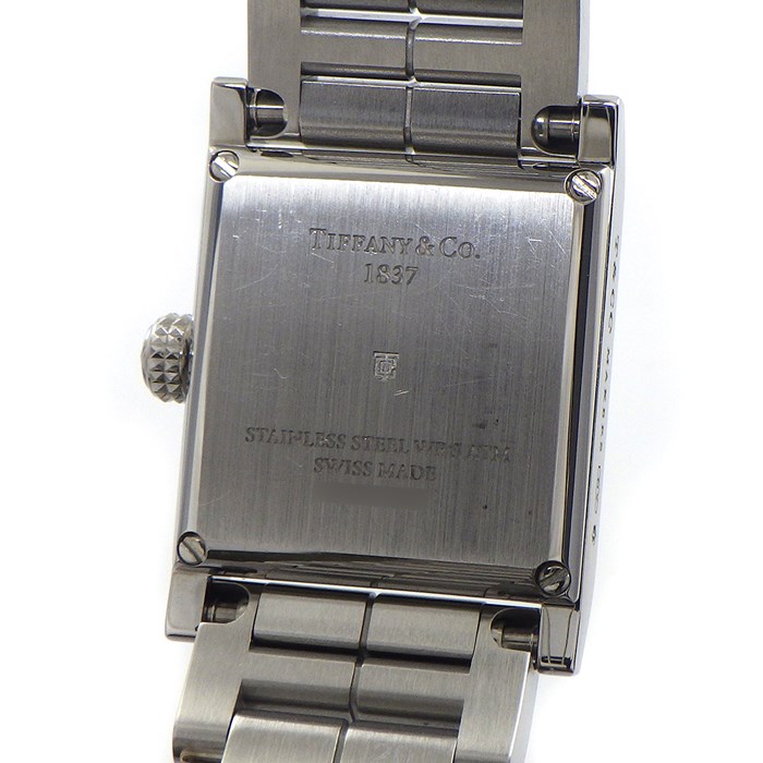 ティファニー Tiffany &amp; Co. 腕時計 1837 メイカーズ スクエア 69345727 4ポイント バケットカット ダイヤインデックス ダイヤベゼル/リュウズ ホワイトシェル 文字盤 白 SS クオーツアナログ 【箱・保付き】 【中古】 楽天市場】ティファニー Tiffany & Co. 腕時計 1837 メイカーズ