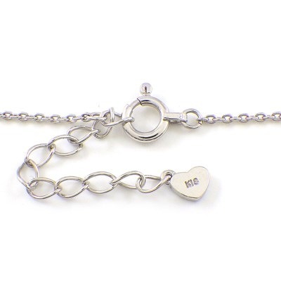 スタージュエリー STAR JEWELRY ネックレス ミステリアスハート スクエアカット ルビー 計0.25ct K18WG 【中古】