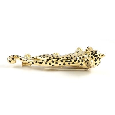 カルティエ Cartier ブローチ パンテール パンサーモチーフ エメラルド