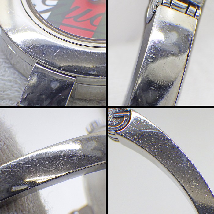 グッチ GUCCI 腕時計 バングルウォッチ 105 シェリーライン SS クオーツアナログ 【中古】