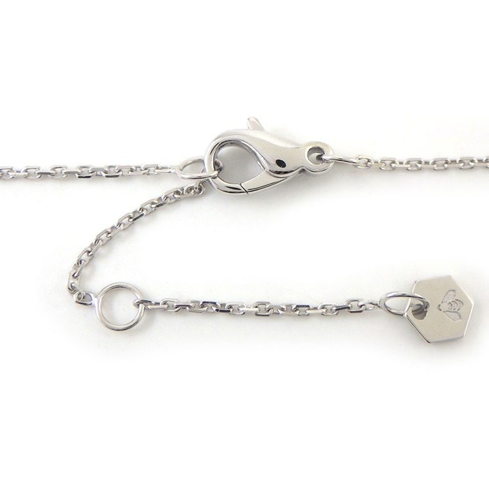 ショーメ Chaumet ネックレス ビーマイラブ スモール 085158 12ポイント ダイヤモンド 計0.18ct K18WG 【箱・保付き】 【中古】
