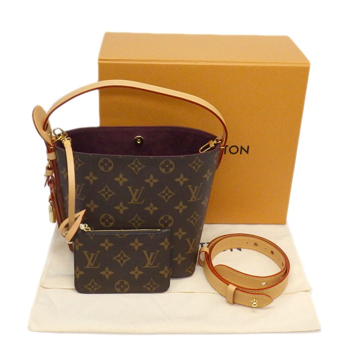 ルイ・ヴィトン LOUIS VUITTON ハンドバッグ オール イン BB M12925 ブラウン モノグラムキャンバス レザー ゴールド金具 【中古】