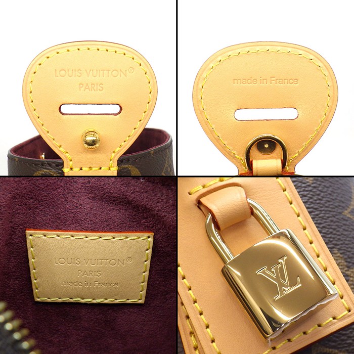 ルイ・ヴィトン LOUIS VUITTON ハンドバッグ オール イン BB M12925 ブラウン モノグラムキャンバス レザー ゴールド金具 【中古】