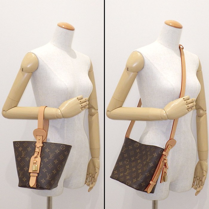 ルイ・ヴィトン LOUIS VUITTON ハンドバッグ オール イン BB M12925 ブラウン モノグラムキャンバス レザー ゴールド金具 【中古】