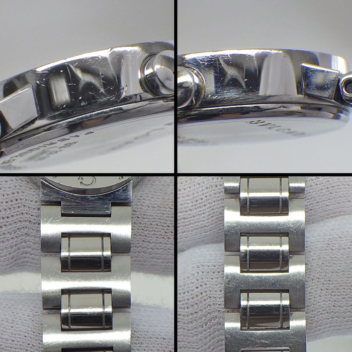 ブルガリ BVLGARI 腕時計 ブルガリブルガリ BB23SSD/N デイト ギョーシェ クルドパリ ブラック文字盤 SS クオーツアナログ 【中古】