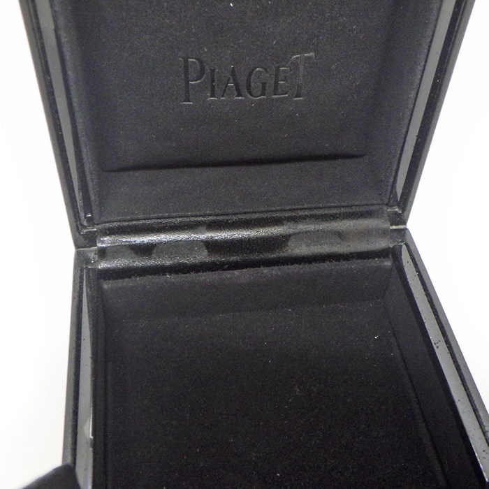 ピアジェ PIAGET ネックレス ポセション ロゴ ラウンド サークル パヴェ ダイヤモンド K18WG 【中古】